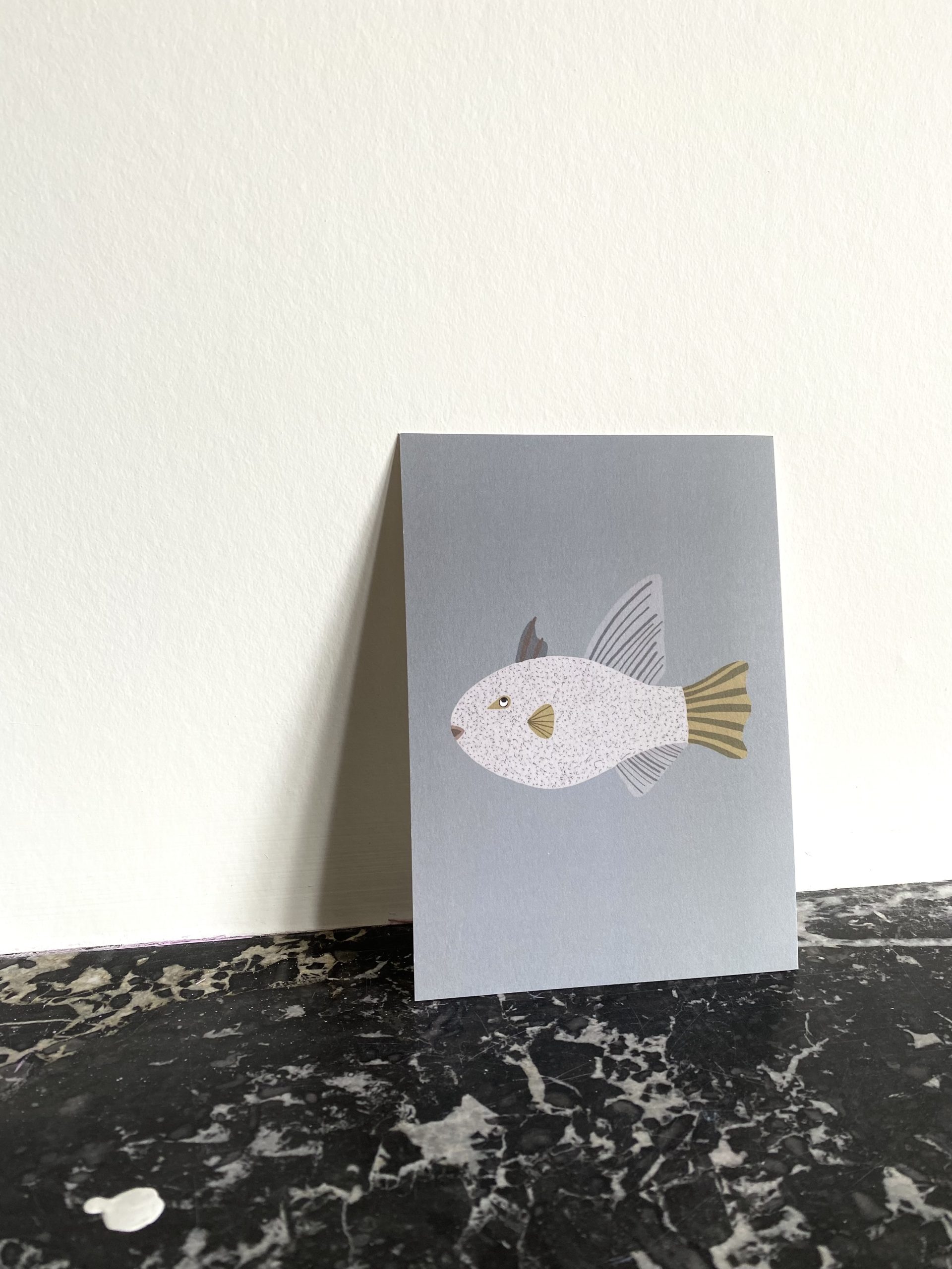CARTE POSTALE "POISSON AILES"