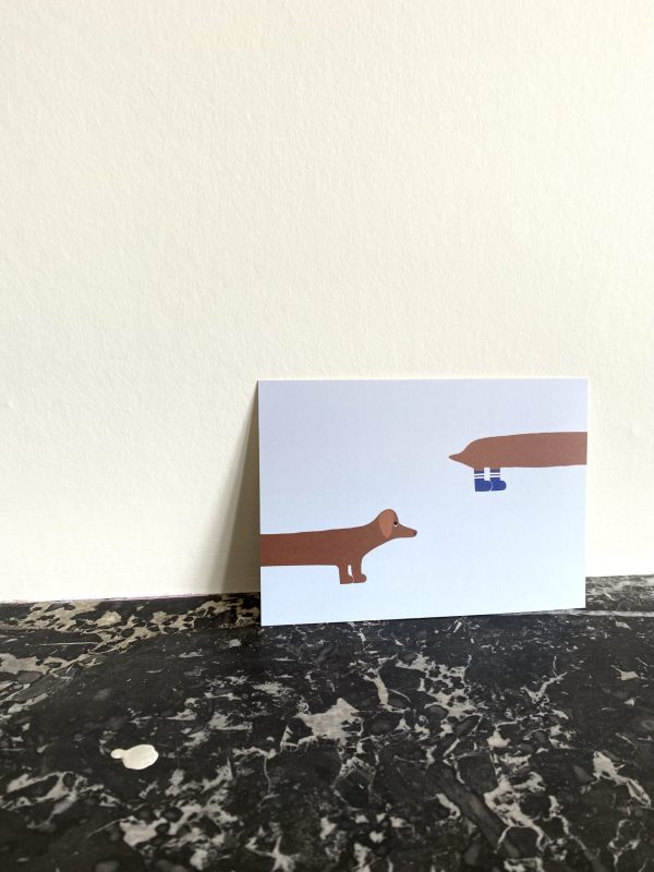 CARTE POSTALE "TECKEL"