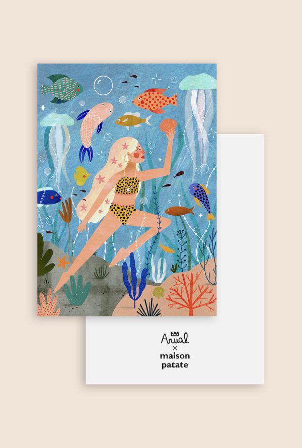 CARTE SIGNE "POISSON"