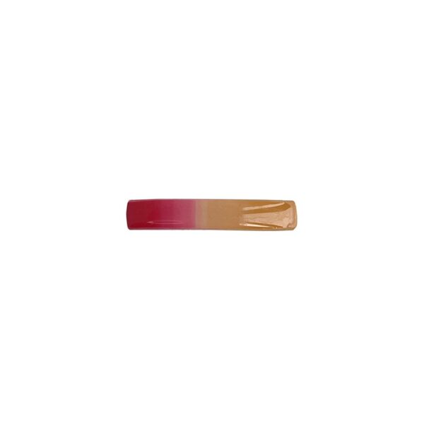 BARRETTE M ROUGE-ECRU-OCRE
