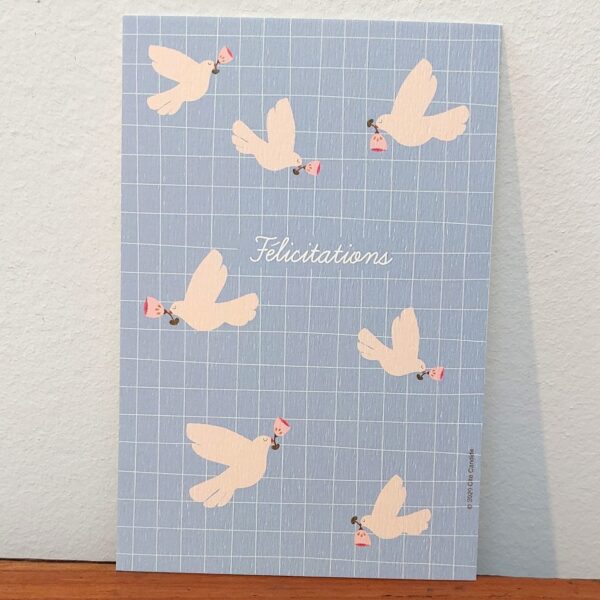 CARTE "FELICITATIONS"