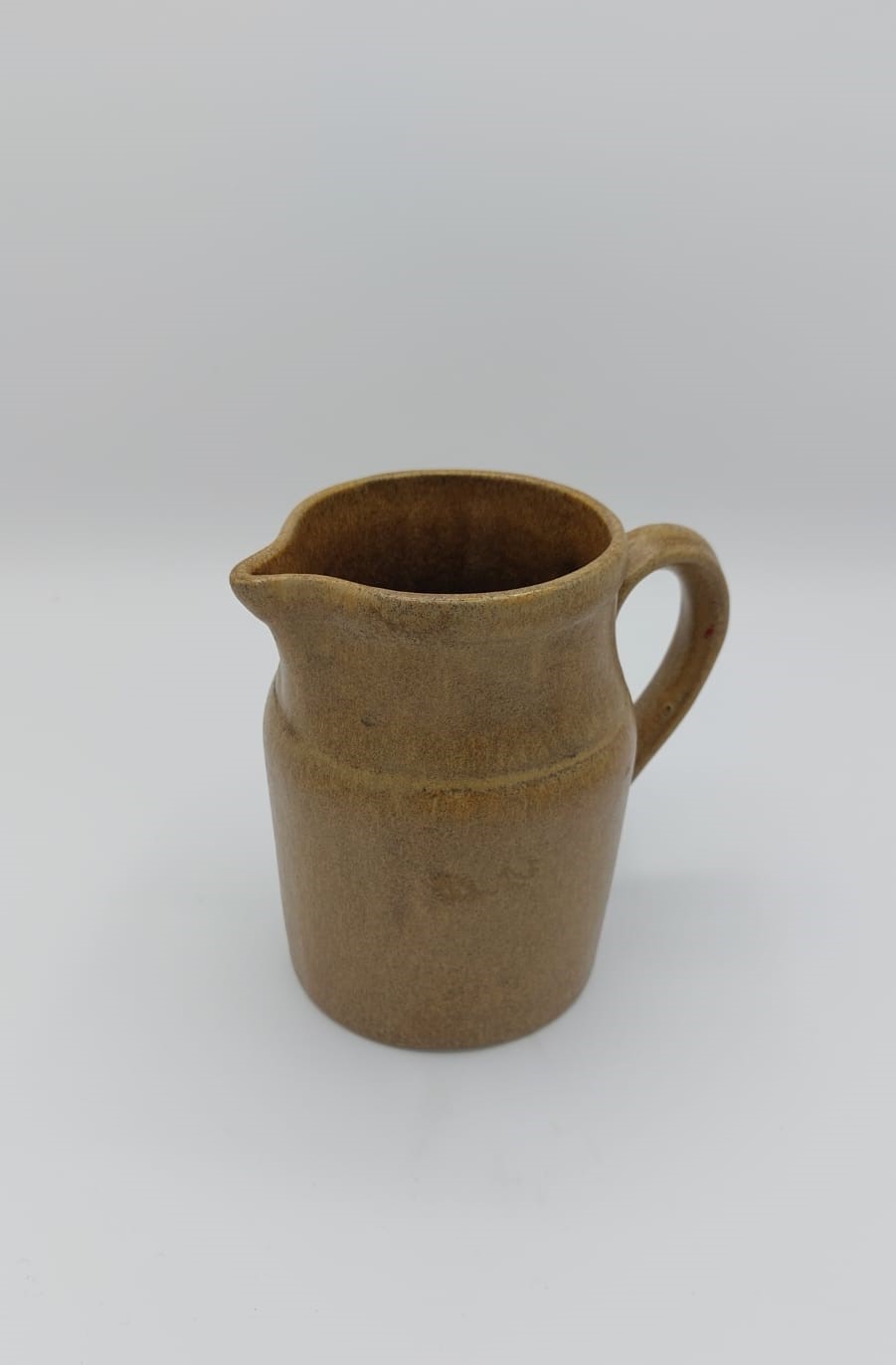 Petit Pichet En Grès 200 Ml, Couleur Ocre, Finition Mate