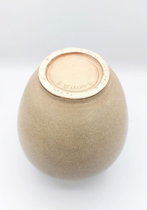 Vase effet craquelé signé – Image 2
