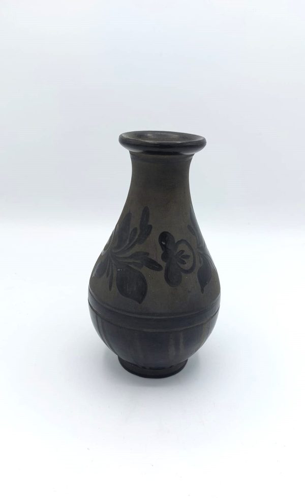Vase terre cuite fleurs