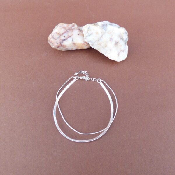 BRACELET "LINEA" ARGENT