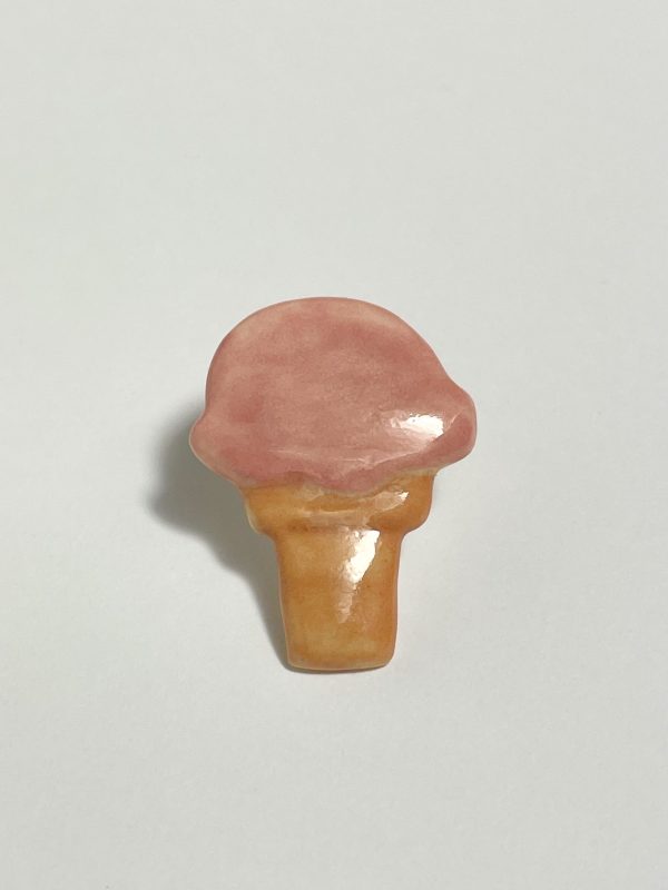 pins porcelaine "glace fraise" – Image 2