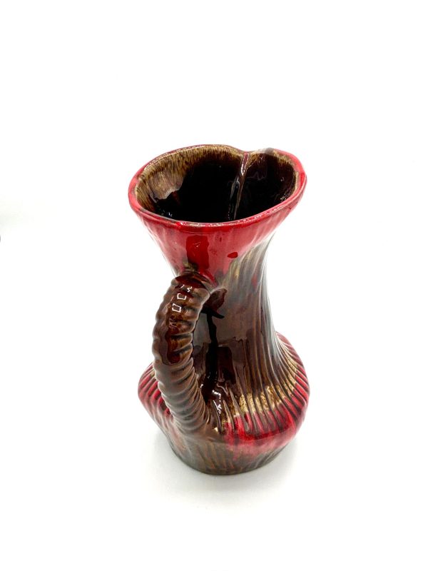 Pichet Vallauris rouge et brun – Image 4