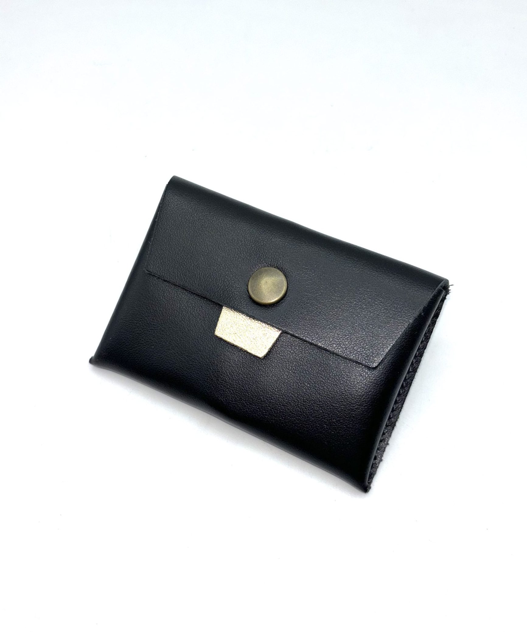 PORTE-MONNAIE CUIR "CABOURG" NOIR