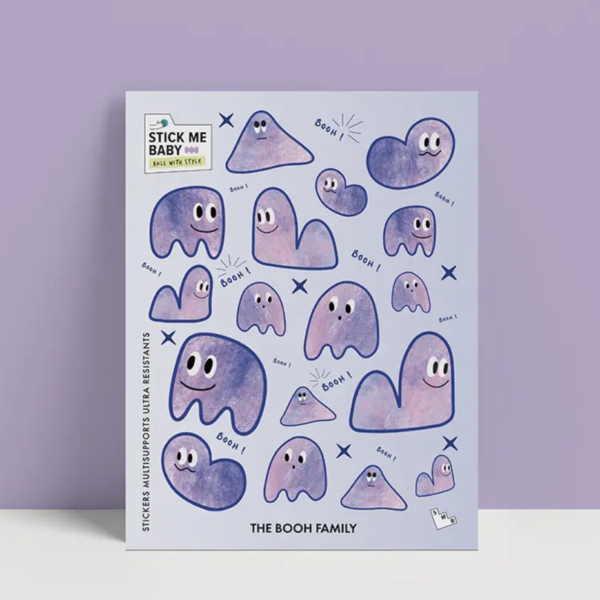 Stickers THE BOOH FAMILY– Purple Shades