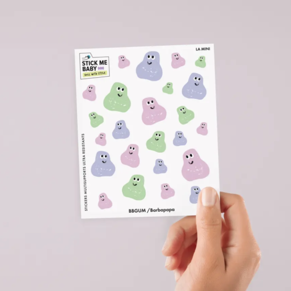 Stickers BBGUM Mini – Barbapapa