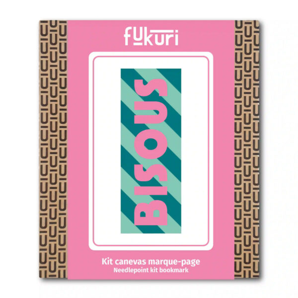 Kit Canevas Marque-page - BISOUS