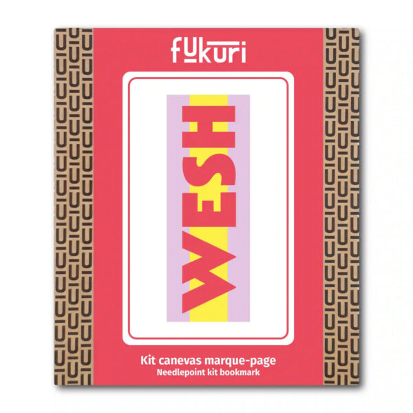 Kit Canevas Marque-page - Wesh